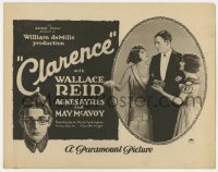7c049 CLARENCE TC 1922 Wallace Reid, Agnes Ayres, May McAvoy, William C. de Mille, rare!