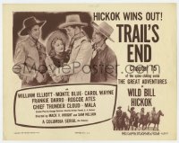 7c095 GREAT ADVENTURES OF WILD BILL HICKOK chapter 15 TC R1949 Elliot, Wayne, Maynard, Trail's End!