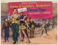 7c098 HANS CHRISTIAN ANDERSEN TC 1953 art of Danny Kaye playing w/invisible flute w/characters!