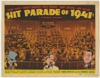 7c104 HIT PARADE OF 1941 TC 1940 cool far shot of many girls dancing in front of band!