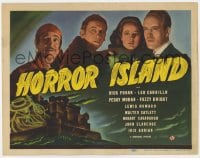 7c108 HORROR ISLAND TC 1941 Dick Foran, Leo Carrillo, Peggy Moran, Fuzzy Knight, very rare!