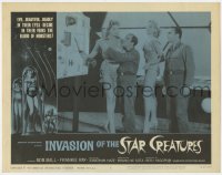 7c588 INVASION OF THE STAR CREATURES LC #6 1962 guys seduced by sexy aliens with blood of monsters!