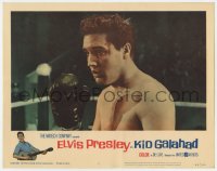 7c620 KID GALAHAD LC #2 1962 best close portrait of bloody boxer Elvis Presley in the ring!
