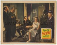7c712 MEANEST MAN IN THE WORLD LC 1943 Rochester behind tied up Jack Benny & Priscilla Lane!