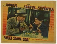 7c713 MEET JOHN DOE LC 1941 Gary Cooper at bar listens to James Gleason, directed by Frank Capra!