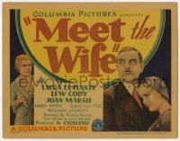 7c143 MEET THE WIFE TC R1930s widow Laura La Plante remarries, but then her husband surfaces, rare!