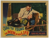 7c715 MEN IN HER LIFE LC 1941 pretty Loretta Young gets married to forget ballet, but she can't!