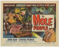 7c145 MOLE PEOPLE TC 1956 from a lost age... horror crawls from the depths of the Earth!
