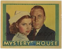 7c743 MYSTERY HOUSE LC 1938 best close up of sexy young nurse Ann Sheridan & Dick Purcell!