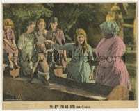 7c808 POLLYANNA LC 1920 girls watch Mary Pickford with black lady & black boy in water trough!