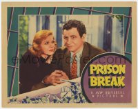 7c814 PRISON BREAK LC 1938 close up of Glenda Farrell leaning on Barton MacLane's shoulder!