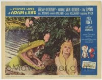 7c818 PRIVATE LIVES OF ADAM & EVE LC #8 1960 sexy naked Mamie Van Doren & serpent Mickey Rooney!