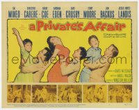 7c180 PRIVATE'S AFFAIR TC 1959 Sal Mineo, Christine Carere, Barbara Eden, Barry Coe, Terry Moore!
