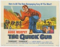 7c184 QUICK GUN TC 1964 cowboy Audie Murphy in the raw rampaging fury of the West!