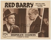 7c830 RED BARRY chapter 5 LC R1948 Buster Crabbe stares at Wade Boteler, Desperate Chances!