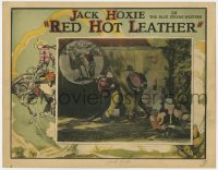 7c831 RED HOT LEATHER LC 1926 great image of cowboy Jack Hoxie fighting, Warren border art!