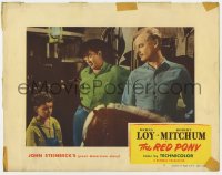 7c832 RED PONY LC #7 1949 Shepperd Strudwick gives his son a pony as Robert Mitchum watches!