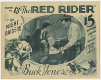 7c833 RED RIDER chapter 13 LC 1934 Buck Jones & Marion Shilling with bound man, The Night Raiders!