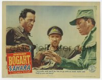7c854 SAHARA LC 1943 Humphrey Bogart tells Nazi Henry Rowland to surrender for water and food!