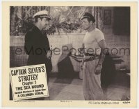 7c866 SEA HOUND chapter 5 LC 1947 Buster Crabbe held at gunpoint, Captain Silver's Strategy!