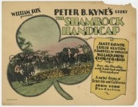 7c207 SHAMROCK HANDICAP TC 1926 John Ford, Janet Gaynor, horse racing in Ireland & California!