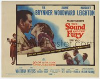 7c217 SOUND & THE FURY TC 1959 Martin Ritt, Yul Brynner with hair, Joanne Woodward!
