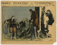 7c893 SPARROWS LC 1926 determined Mary Pickford defends children from bad guy with pitchfork!
