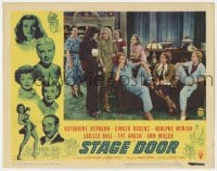 7c897 STAGE DOOR LC #8 R1953 Katharine Hepburn, Ginger Rogers, Lucille Ball & girls lounging!