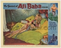 7c913 SWORD OF ALI BABA LC #4 1965 great close up of sexy Jocelyn Lane in skimpy harem girl outfit!