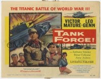 7c228 TANK FORCE TC 1958 Victor Mature, Leo Genn & sexy Luciana Paluzzi in World War II!