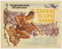 7c229 TARZAN & THE LOST SAFARI TC 1957 Gordon Scott in title role for the first time in color!