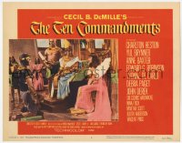 7c924 TEN COMMANDMENTS LC #1 1960 Yul Brynner, Charlton Heston, Anne Baxter, Cedric Hardwicke