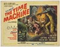 7c240 TIME MACHINE TC 1960 H.G. Wells, Rod Taylor, Yvette Mimieux, cool Reynold Brown sci-fi art!