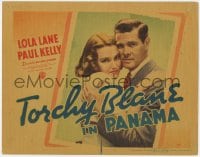 7c243 TORCHY BLANE IN PANAMA TC 1938 romantic close up of pretty Lola Lane & Paul Kelly!