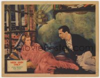 7c977 WEEK ENDS ONLY LC 1932 sexy Joan Bennett laying in bed with handsome artist Ben Lyon!