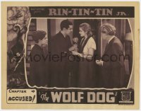 7c987 WOLF DOG chapter 10 LC 1933 great border art of Rin Tin Tin Jr., serial, Accused!