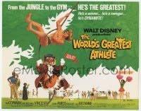 7c260 WORLD'S GREATEST ATHLETE TC 1973 Walt Disney, Jan-Michael Vincent goes from jungle to gym!