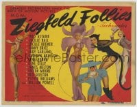 7c263 ZIEGFELD FOLLIES TC 1945 great sexy George Petty art of five ladies, including a catwoman!