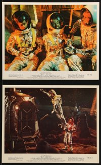 7d282 WAY WAY OUT 2 color 8x10 stills 1966 astronaut Jerry Lewis all in sci-fi scenes!
