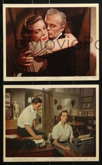 7d072 COBWEB 8 color 8x10 stills 1955 great images with Richard Widmark and sexiest Lauren Bacall!