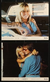 7d079 DIRTY MARY CRAZY LARRY 8 8x10 mini LCs 1974 great images of Peter Fonda & sexy Susan George!