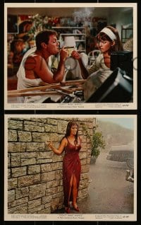7d255 DON'T MAKE WAVES 3 color 8x10 stills 1967 super sexy Claudia Cardinale w/ Tony Curtis, Tate!