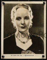 7d818 DOROTHEA WIECK 3 8x10 stills 1933 head & shoulders smiling portraits of the Paramount actress!