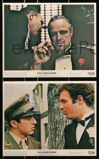 7d088 GODFATHER 8 color 8x10 stills 1972 Al Pacino, Diane Keaton and more, Francis Ford Coppola classic!