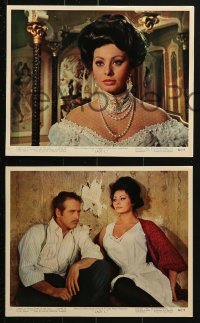 7d006 LADY L 12 color 8x10 stills 1966 great images of sexy Sophia Loren, Paul Newman & David Niven!