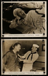 7d756 LET'S GO NAVY 4 8x10 stills 1951 Bowery Boys, wacky images of sailor Huntz Hall!