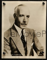 7d851 LEWIS STONE 3 8x10 stills 1930s-40s head & shoulders portraits wearing suit & tie!