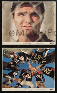 7d175 LONGEST YARD 7 8x10 mini LCs 1974 prison football sports comedy, Burt Reynolds!