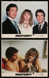 7d180 NIGHT SHIFT 7 8x10 mini LCs 1982 Michael Keaton, Henry Winkler, Shelley Long