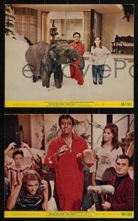 7d257 PARTY 3 8x10 mini LCs 1968 Peter Sellers, Claudine Longet, directed by Blake Edwards!